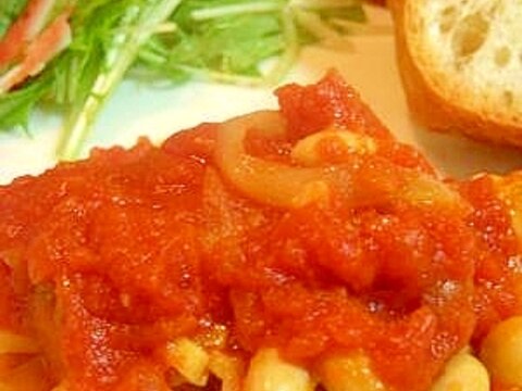 タジン鍋deクミン香る☆チキンと豆のトマト煮込み